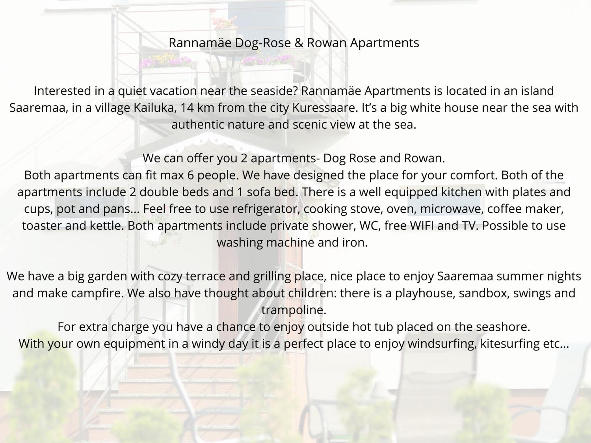 Rannamaee Apartments Suur-Rootsi Kamer foto